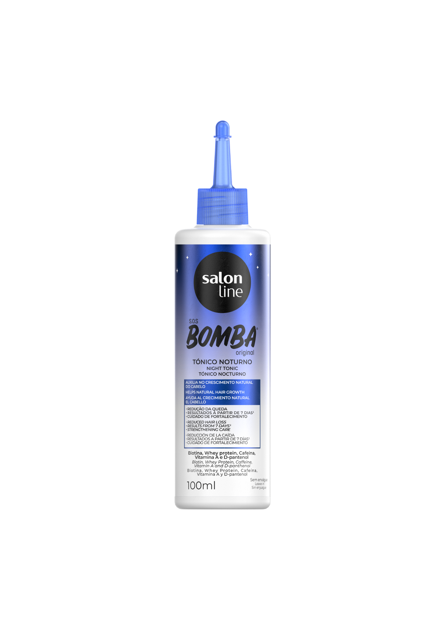 Salon Line SOS Bomba Original Growth Night Tonic 100ml - Curly Power