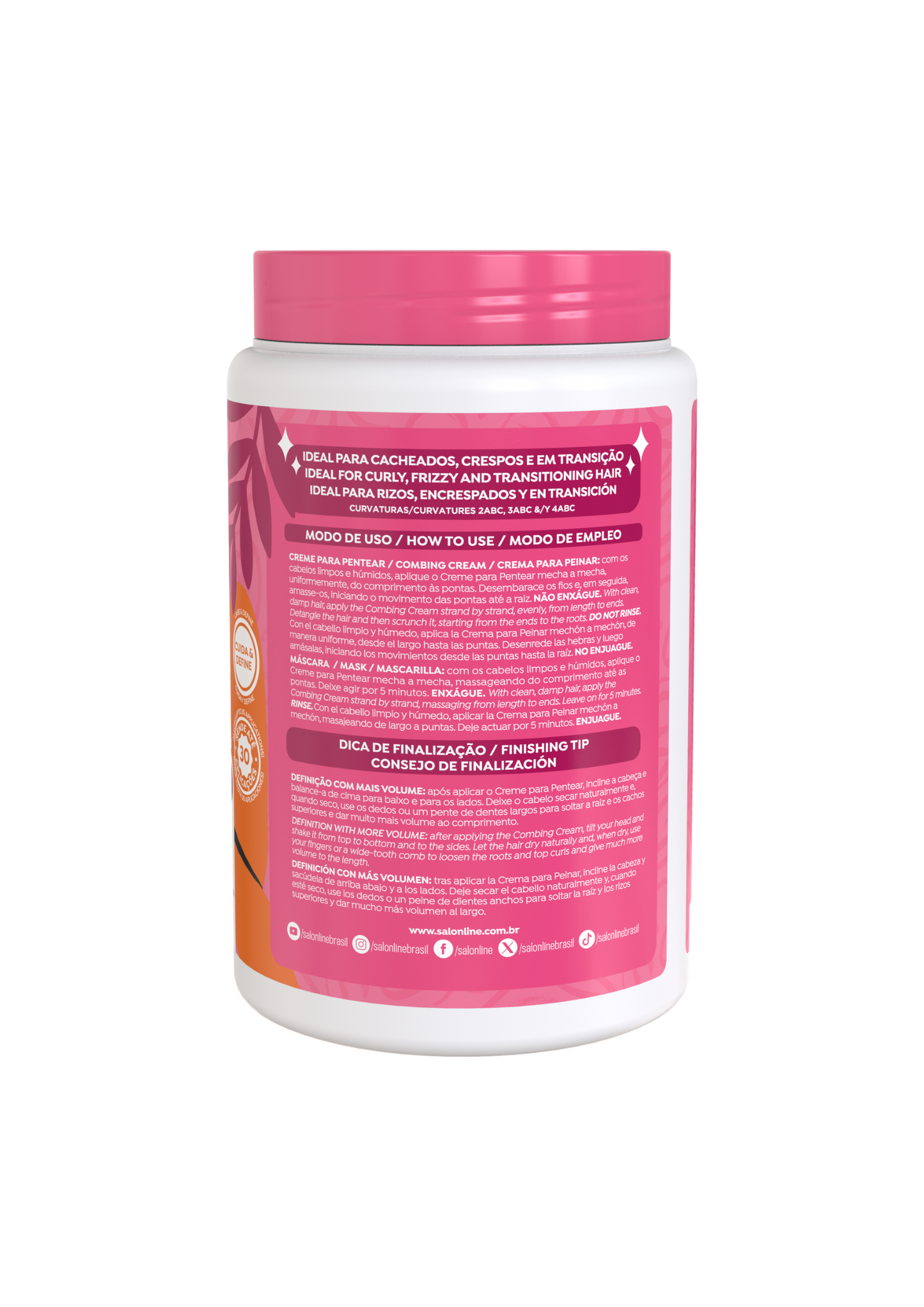 Salon Line Combing Cream Ultra Volume Definition 1KG