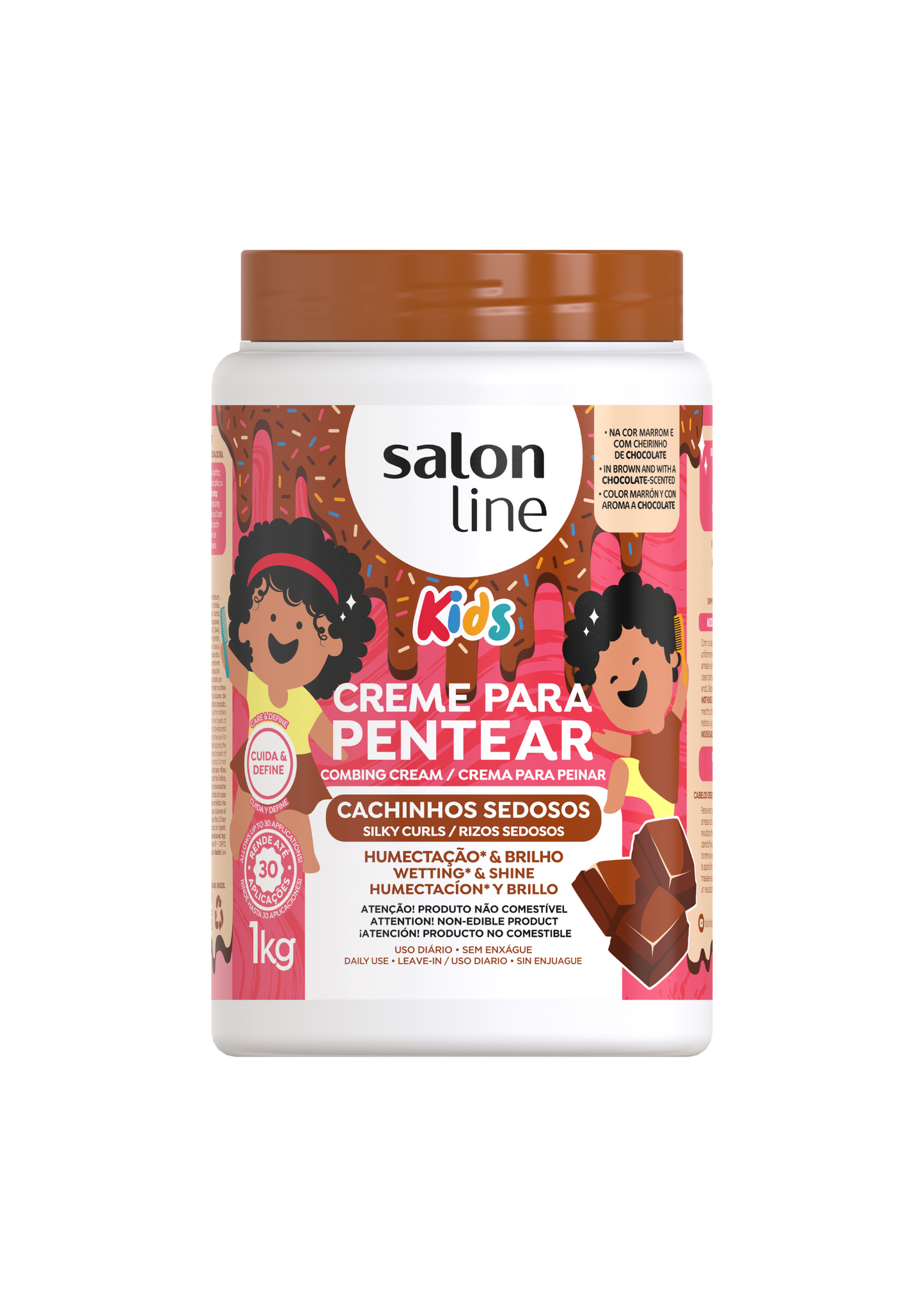 Kids Nourished Curls Chocolate Styling Cream – Glänzende, definierte Locken & Frizz-Kontrolle