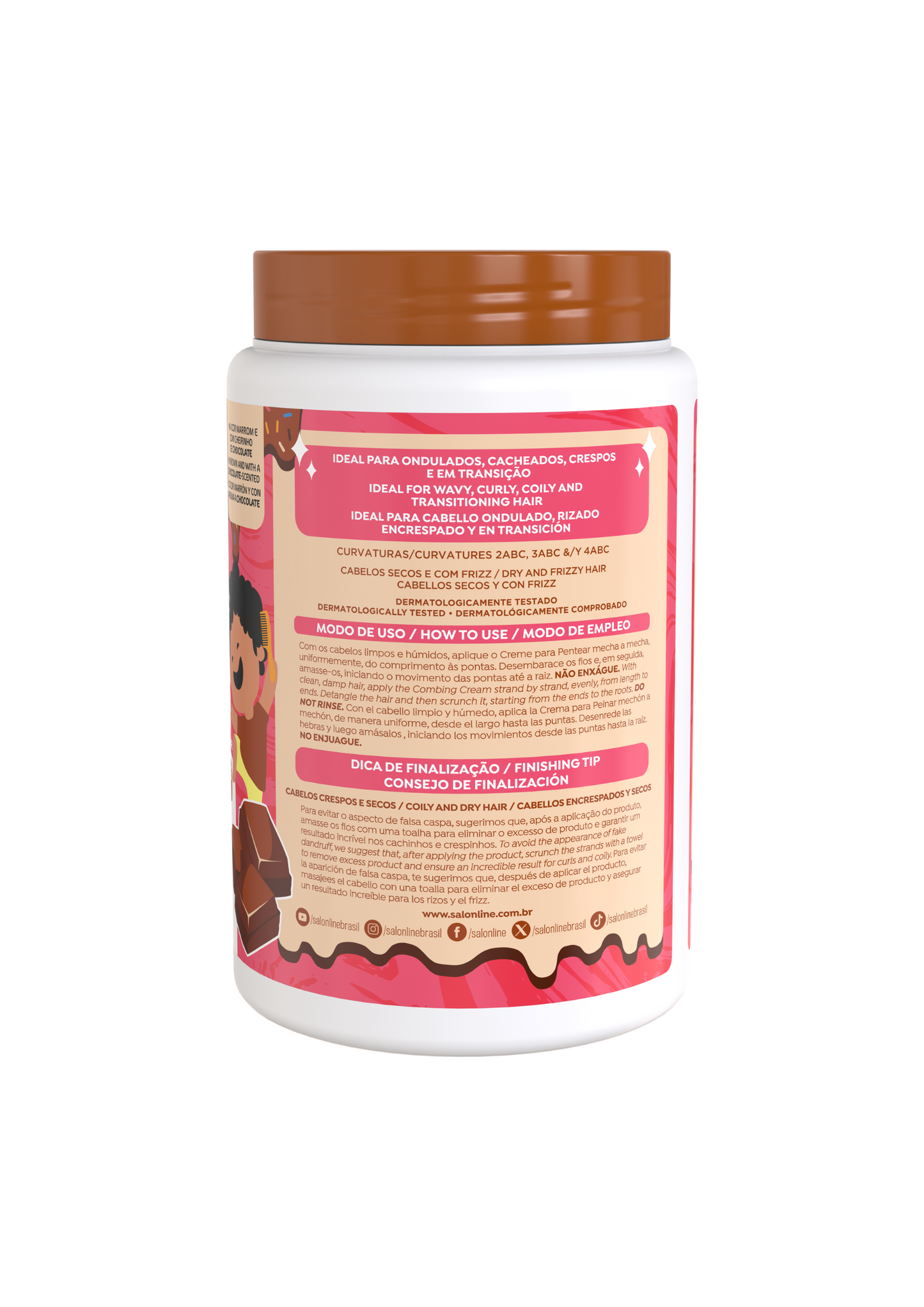 Kids Nourished Curls Chocolate Styling Cream – Pflegende Wirkung mit Sonnenschutz