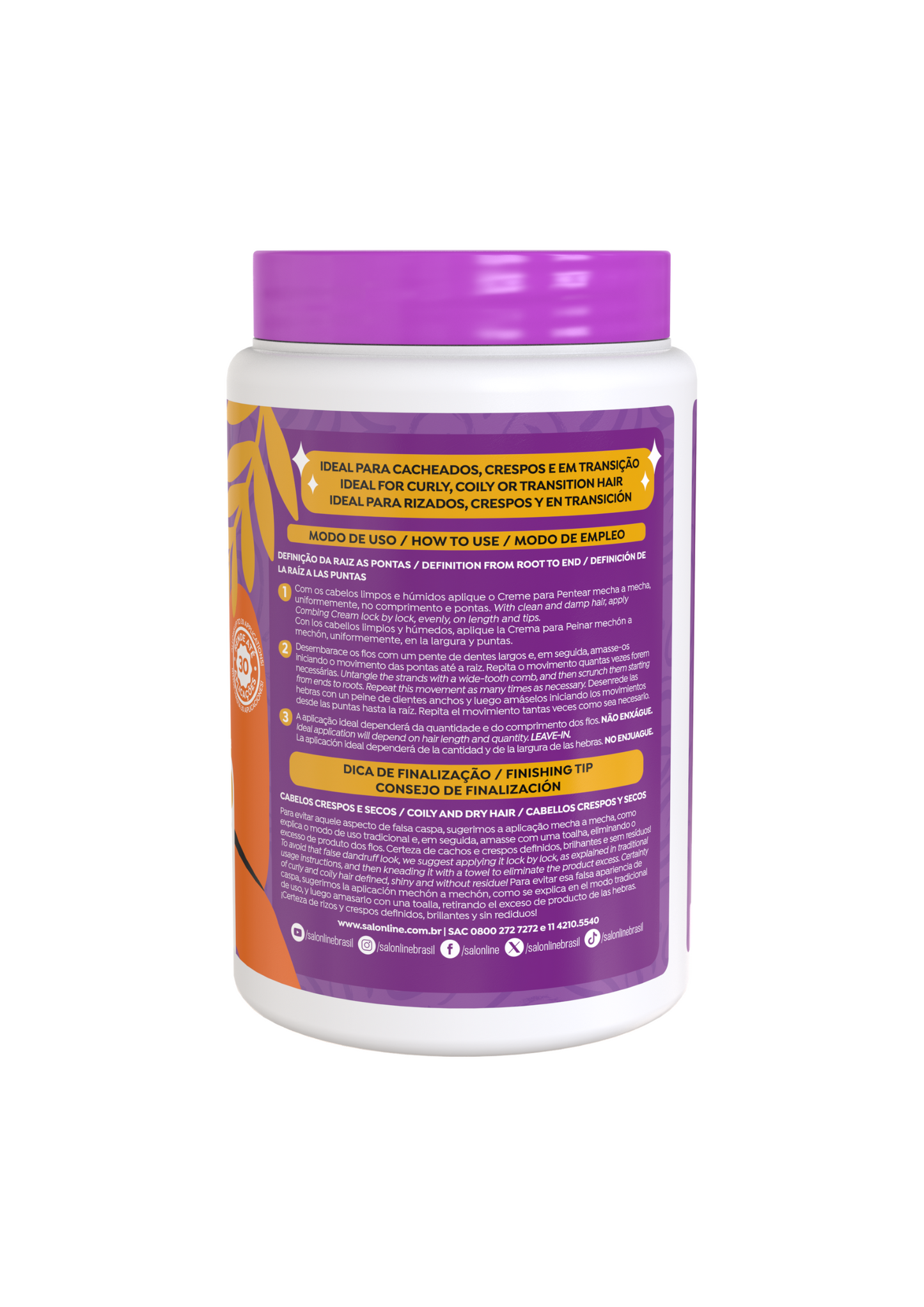 Salon Line Combing Cream Intense Brightness 1 KG