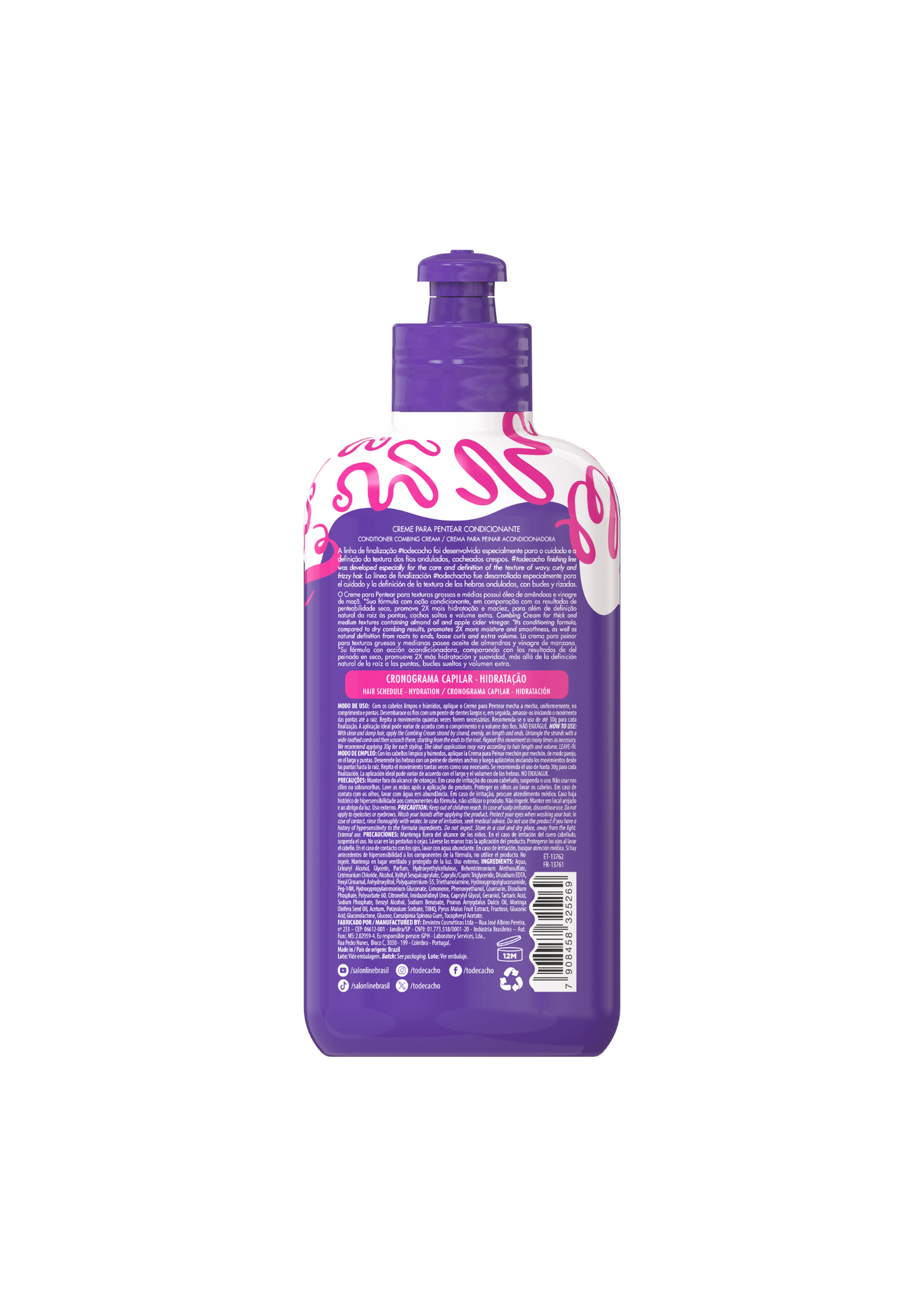 Salon Line #todecacho Dos Sonhos Combing Cream Natural-Looking Hold 300 ml