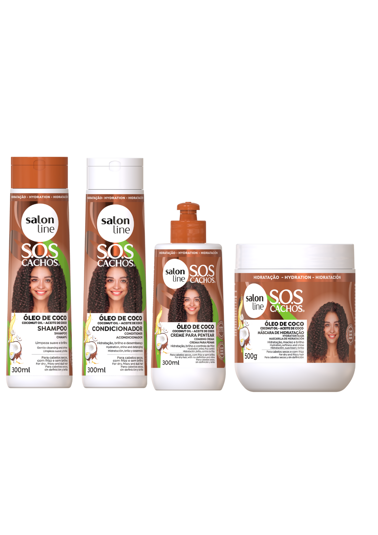 Kokos Linie für lockiges Haar – Curl Activator für definierte Locken