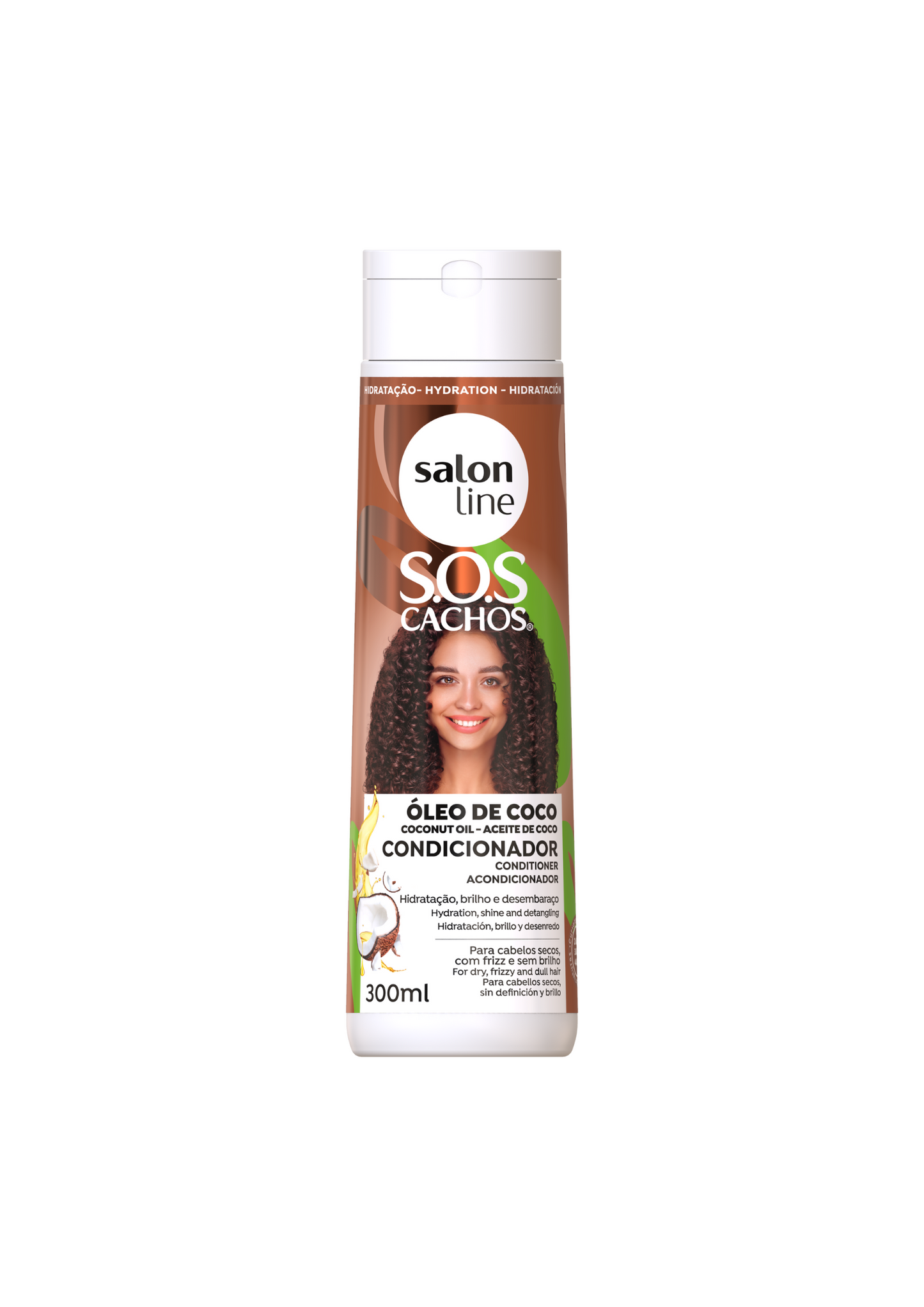 Salon Line SOS Cachos Kokosnuss Spulung für lockiges Haar