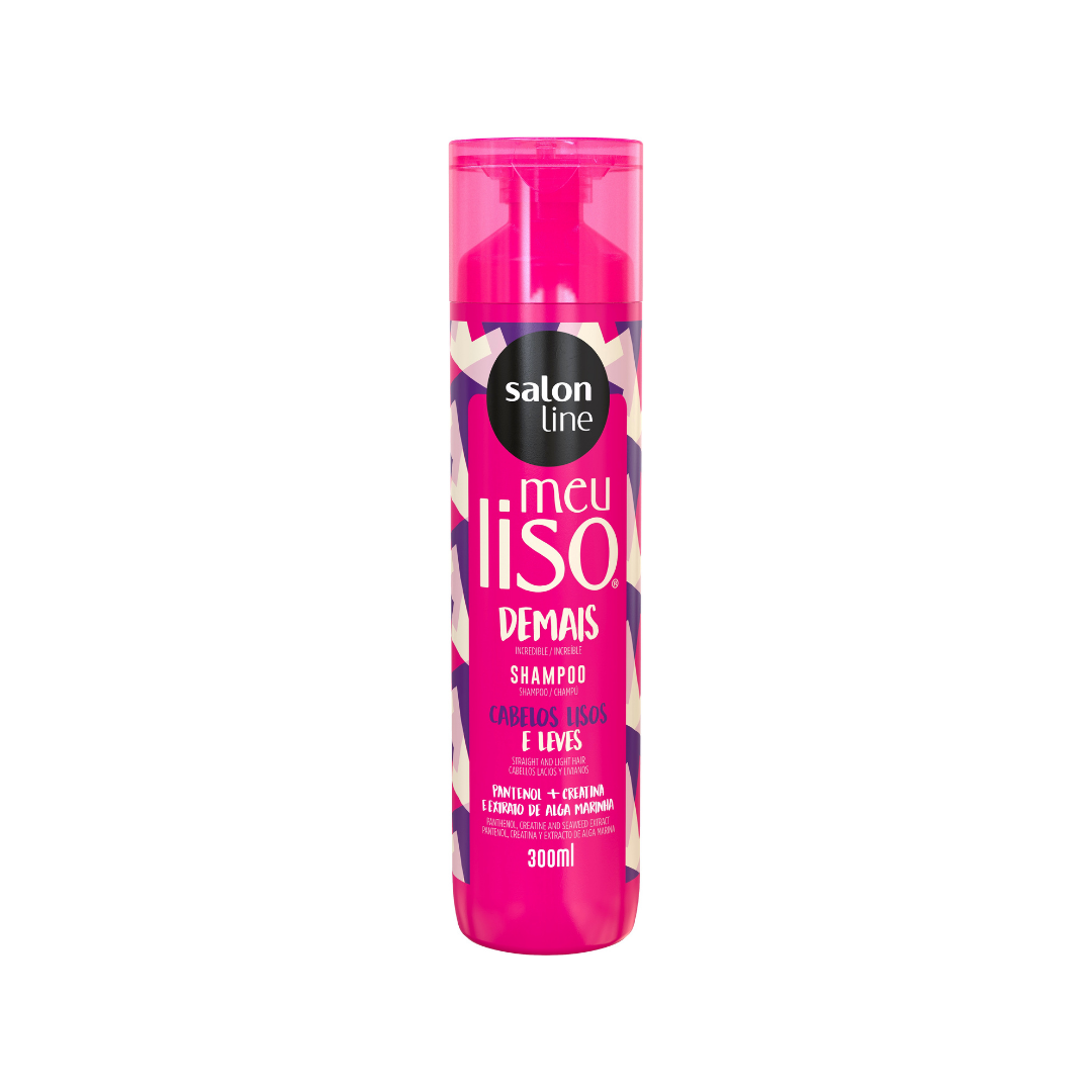Brasilianisches Produkt Salon line Meu Liso Shampoo für glattes Haar