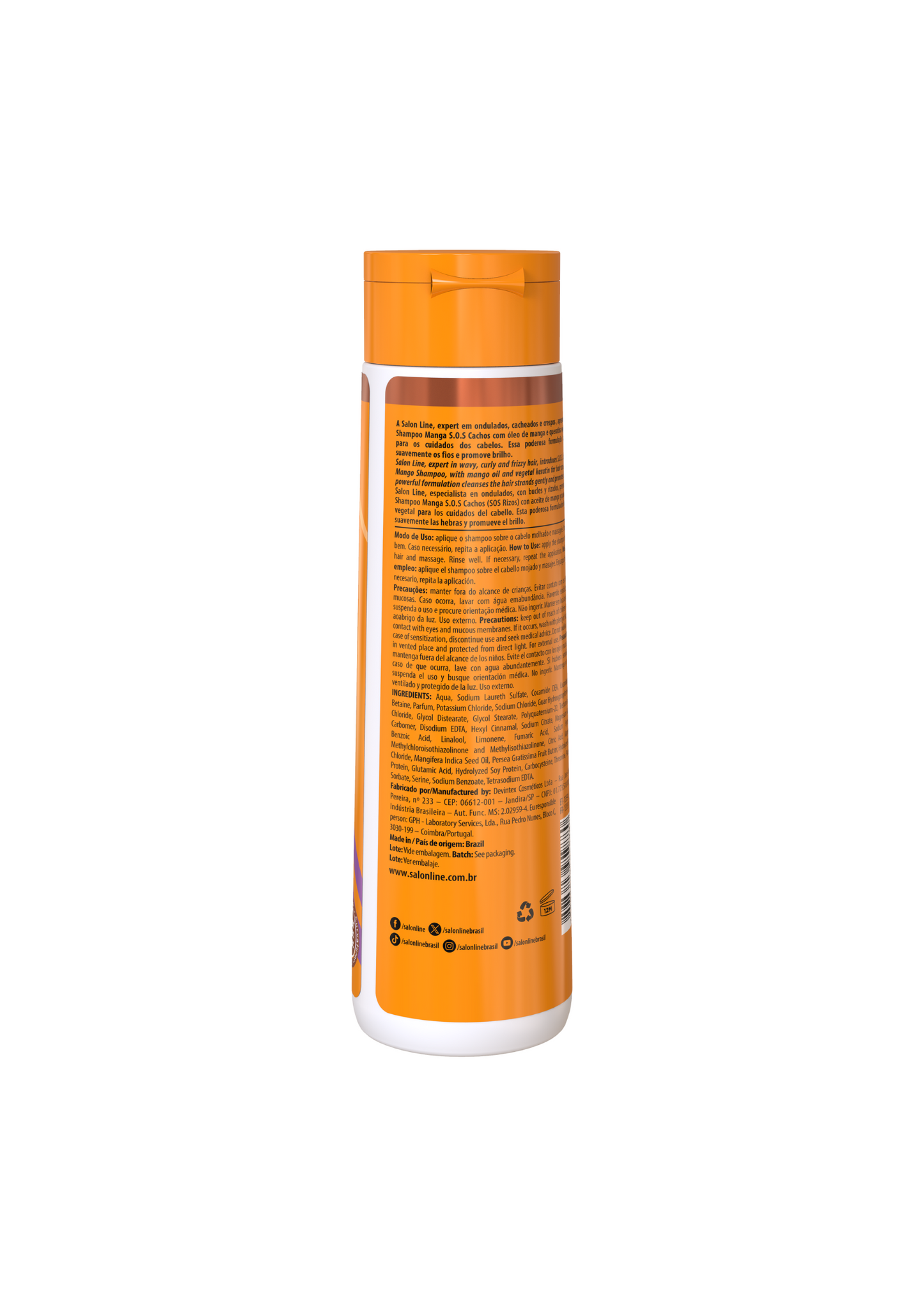 Salon Line S.O.S Cachos Shampoo Mangoöl 300ml
