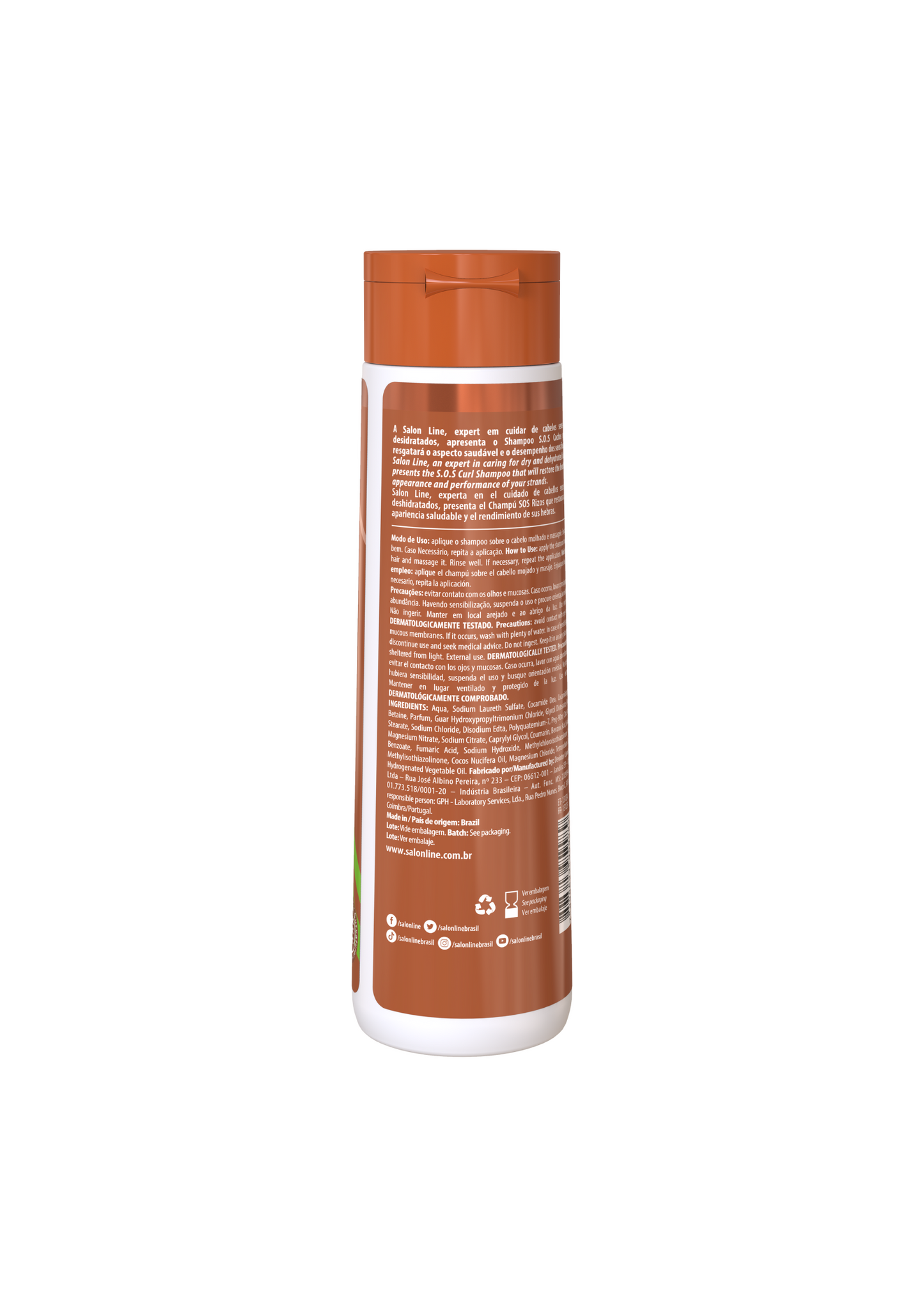 Salon Line SOS Cachos Kokosnuss shampoo lockiges Haar