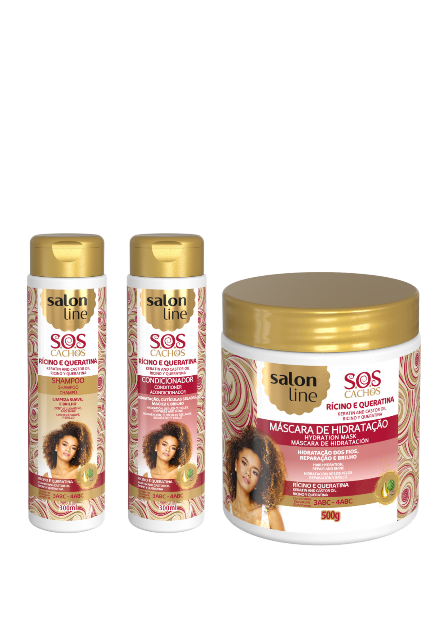 Salon Line S.O.S Cachos Keratin and Castor Oil Lockenbox