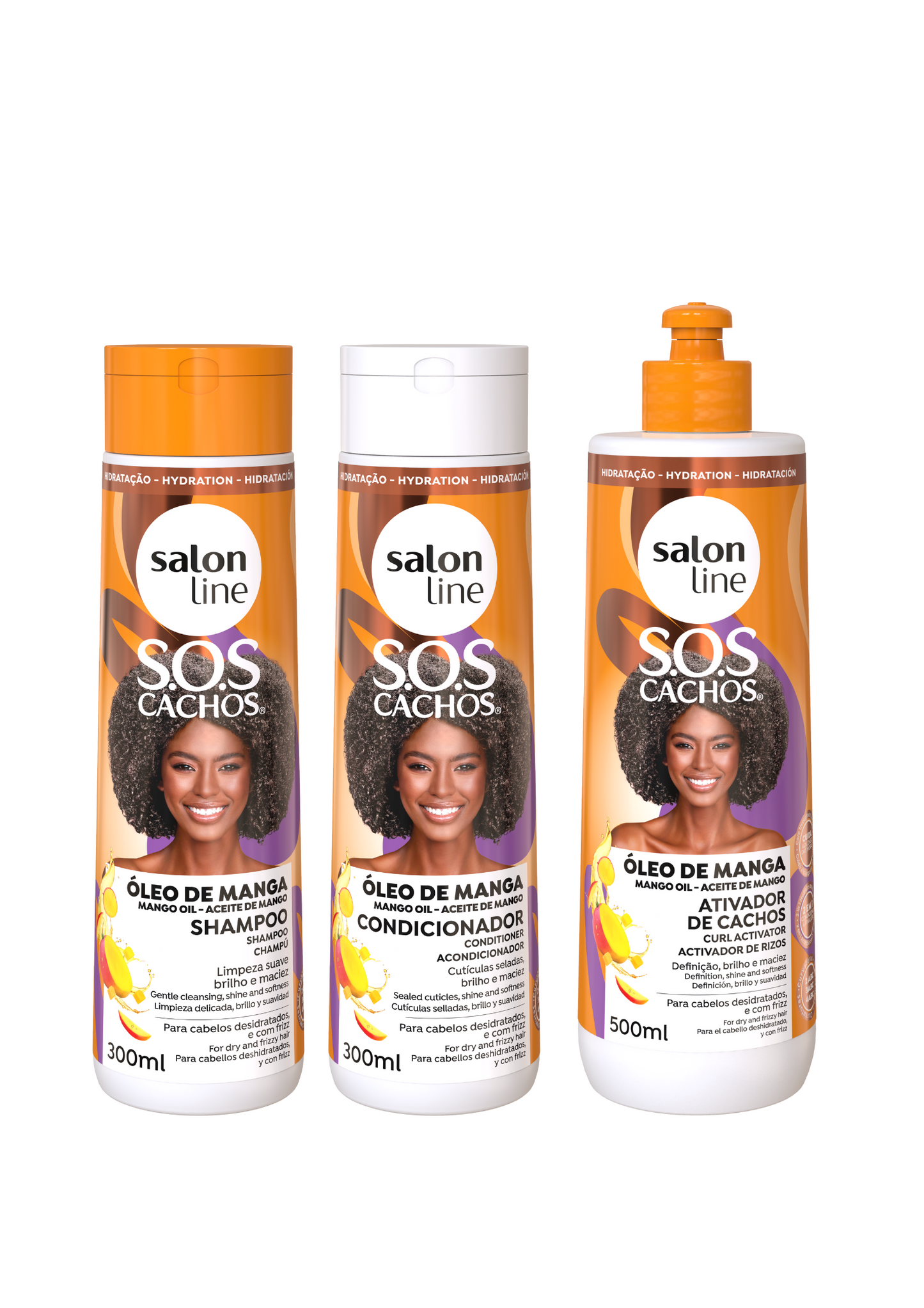 Mango Linie für lockiges Haar – Leave-in Combing Cream für definierte Locken