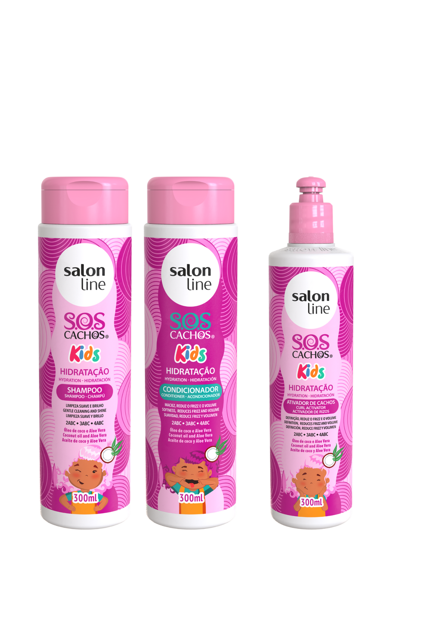 Kids Linie für lockiges Haar – Komplettes Set für gesunde Kinderlocken