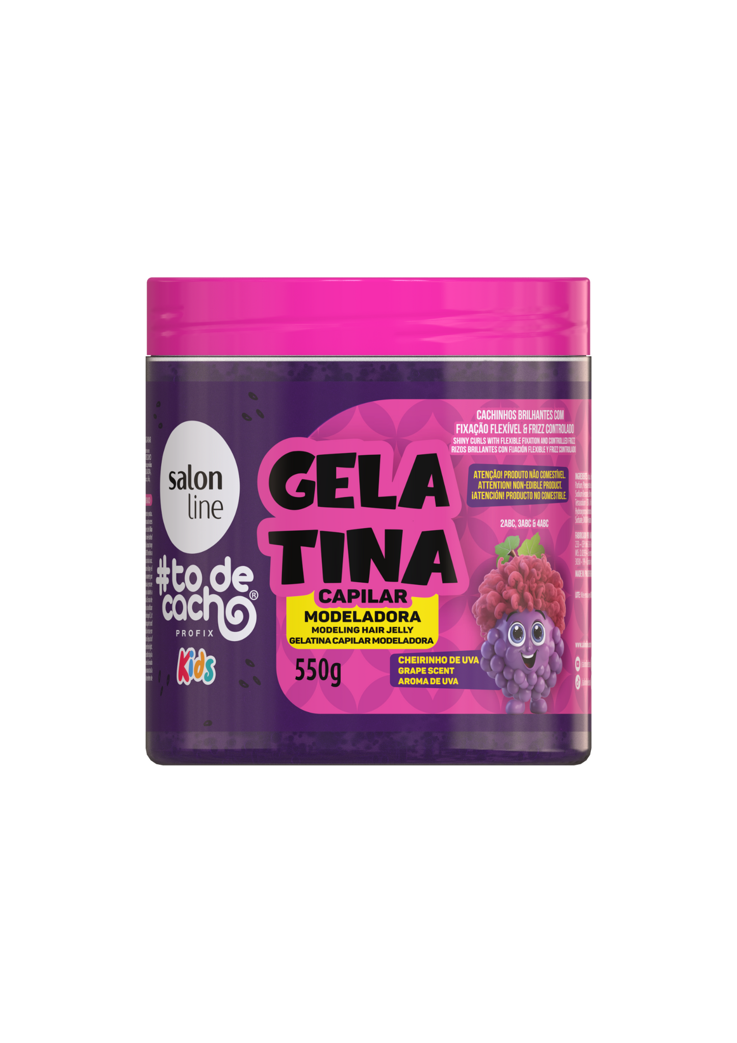 Salon Line #todecacho Gel Grape Kids 550 g