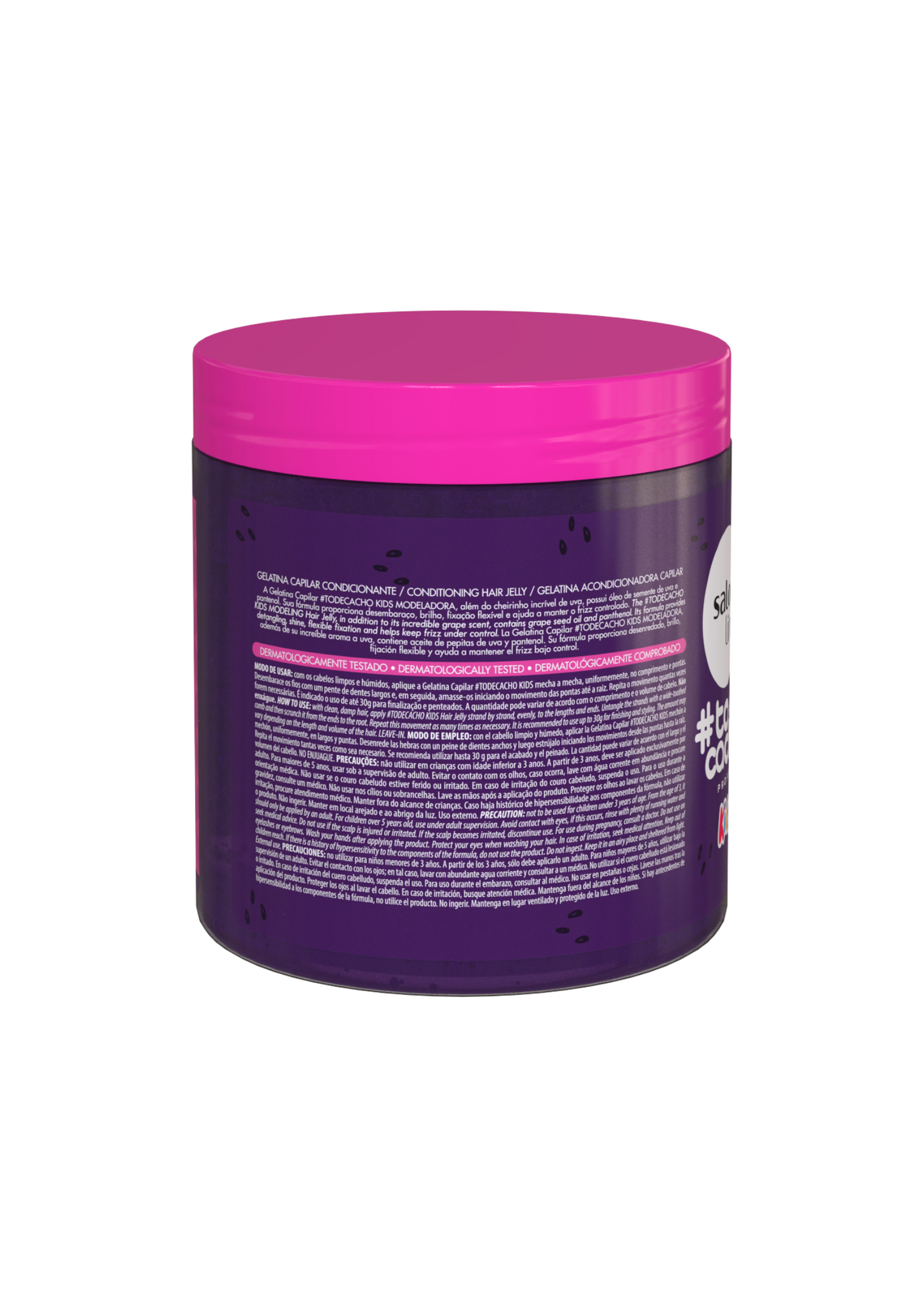 Salon Line #todecacho Gel Grape Kids 550 g