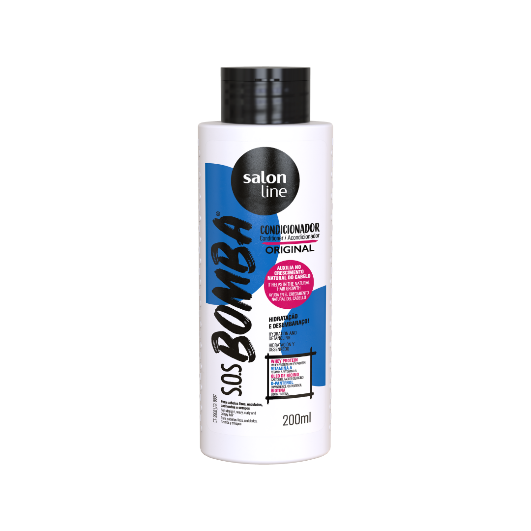 Salon Line S.O.S Bomba Shampoo and Conditioner Original 200 g - Curly Power