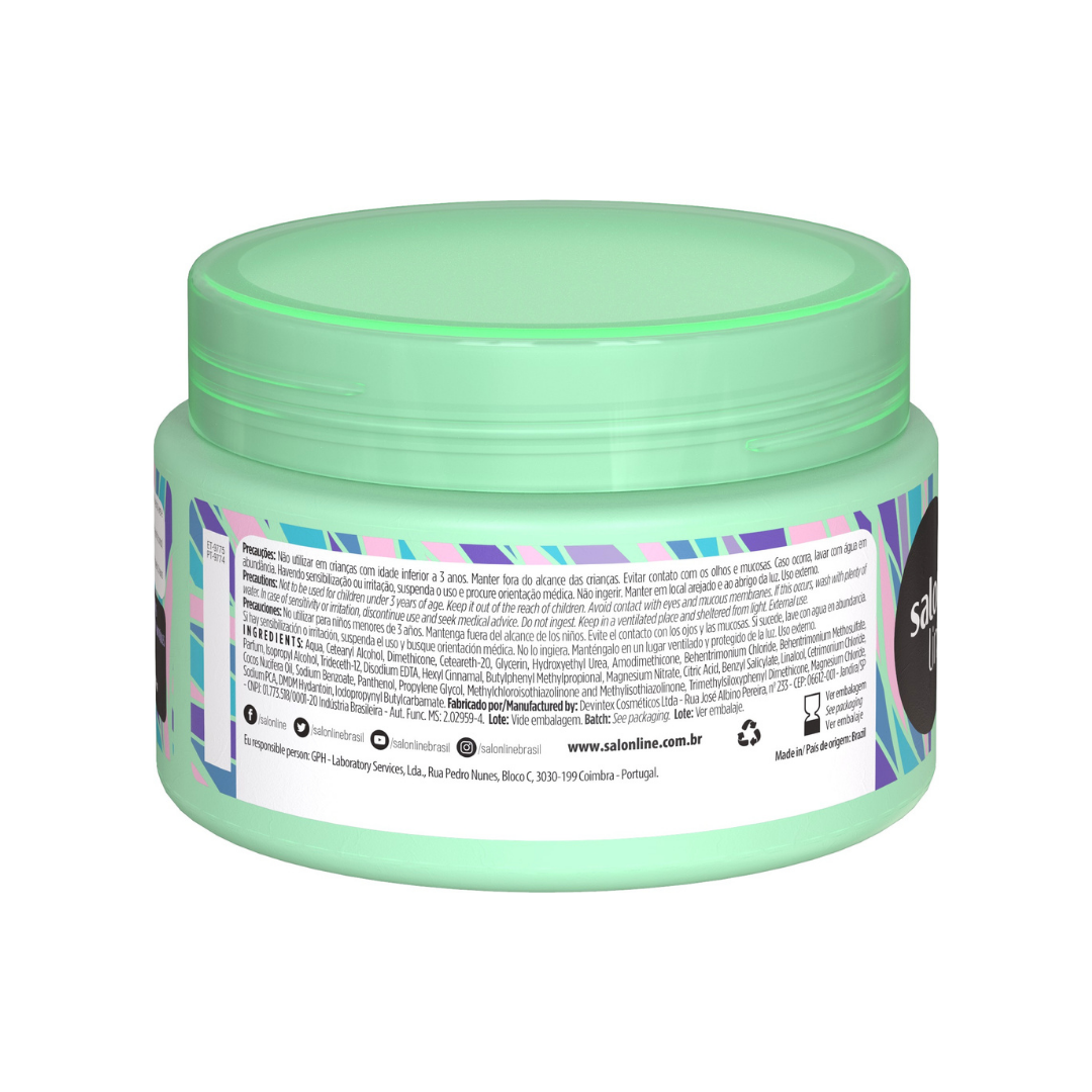 Salon Line Meu Liso Mask coconut oil and panthenol