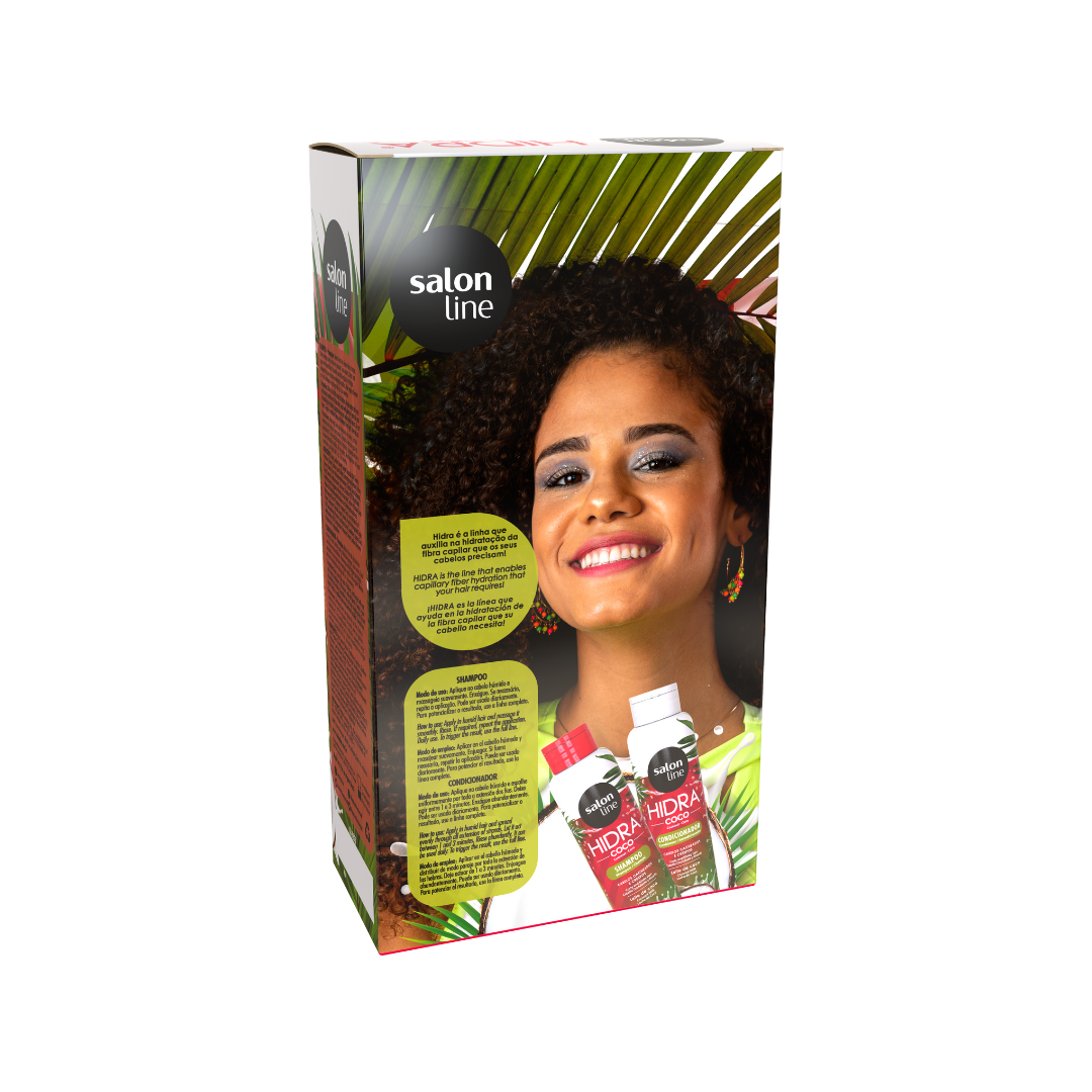 Salon Line Shampoo and conditioner hidra coconut