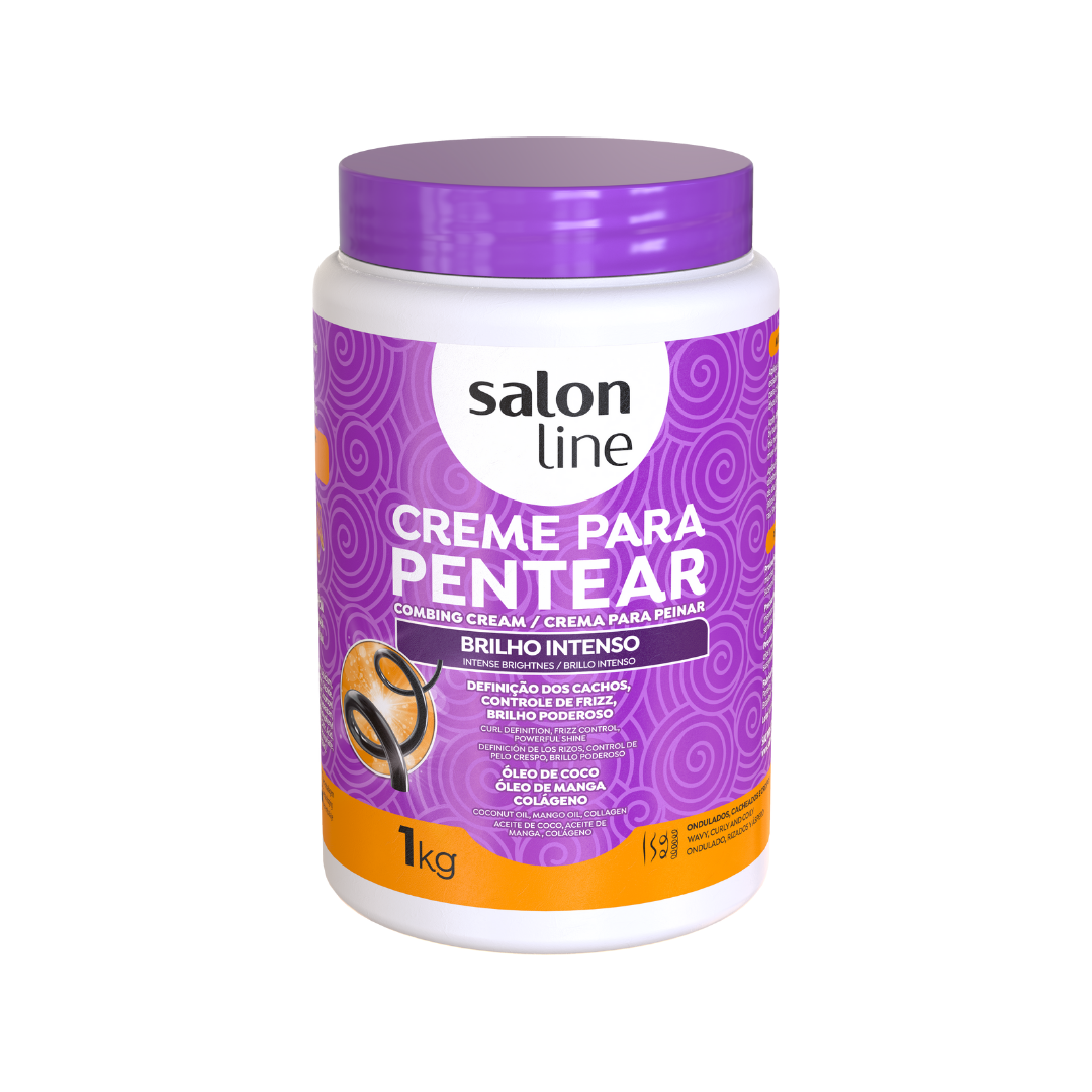 Salon Line Combing Cream Intense Brightnes 1 KG - Locken produkte