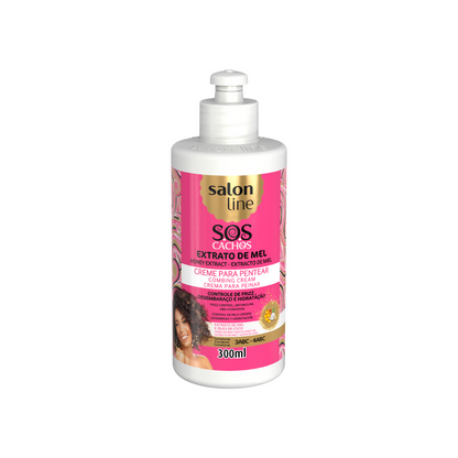 Salon Line S.O.S Cachos Combing Cream Honey Extract 300 g