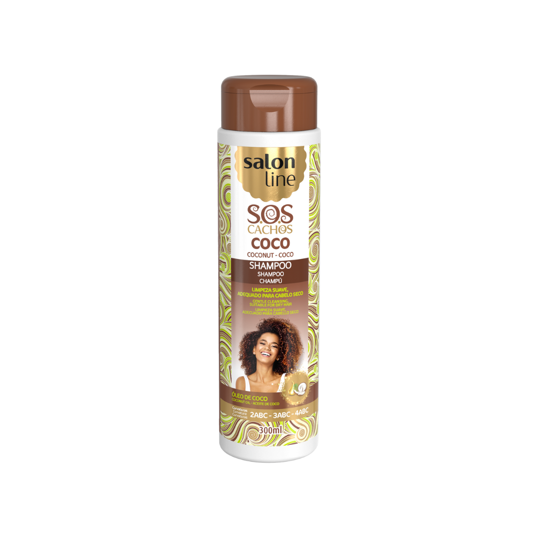 Salon Line S.O.S Cachos Shampoo Coconut- 300 g