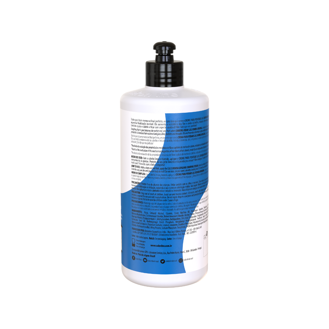 Salon Line S.O.S Bomba Combing Cream Original - Curly Power
