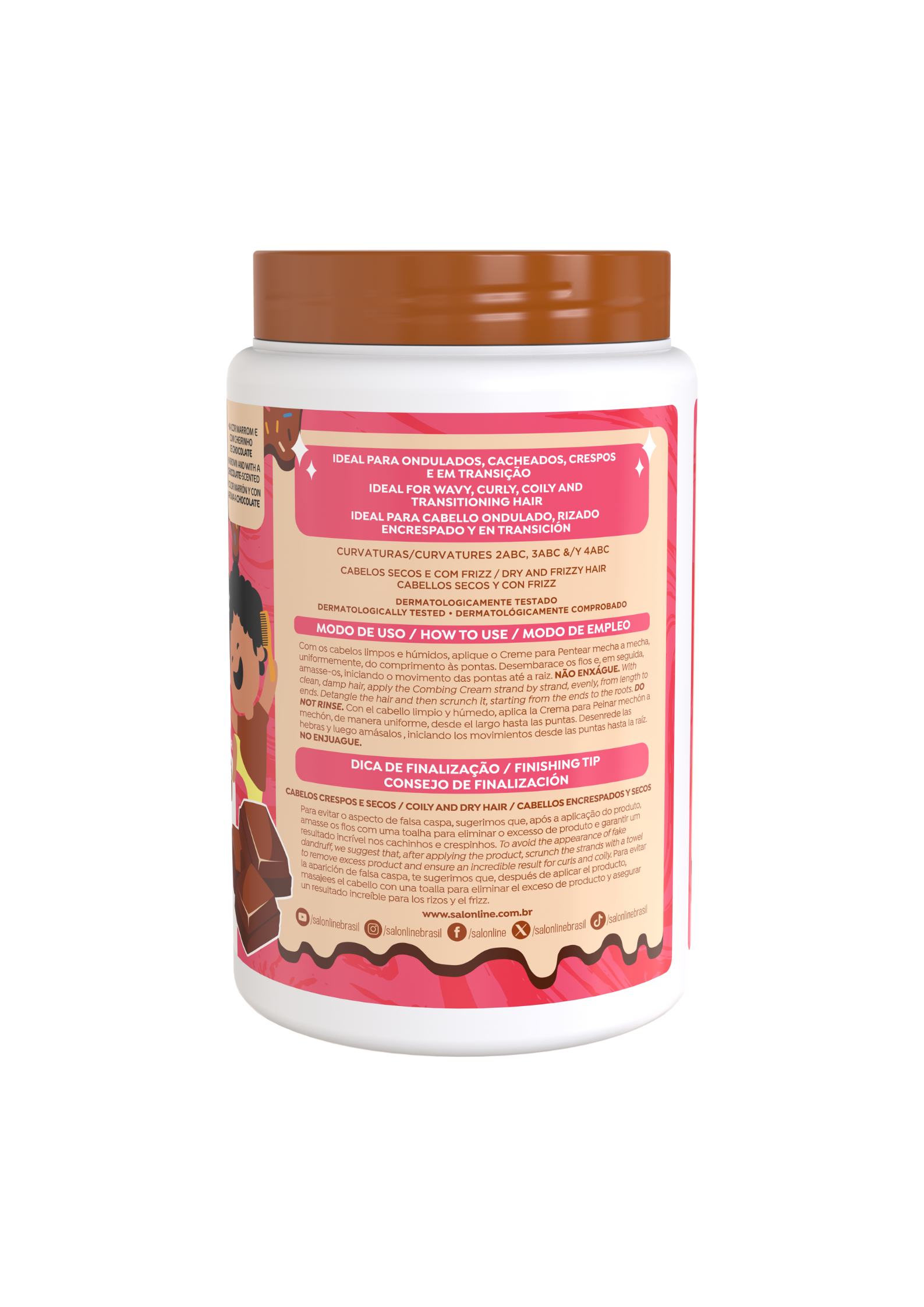 Kids Nourished Curls Chocolate Styling Cream – Pflegende Wirkung mit Sonnenschutz
