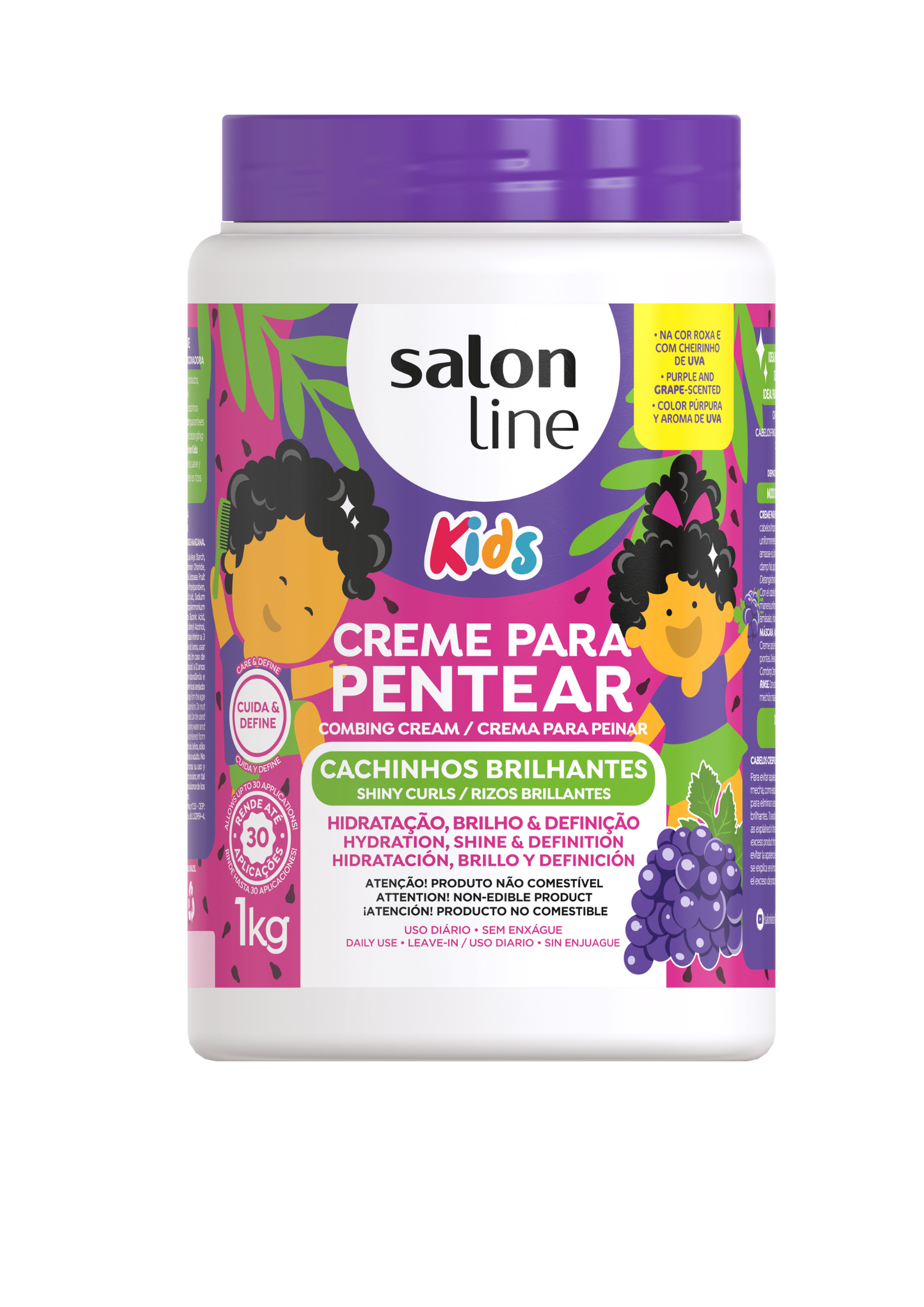 Salon Line Combing Cream Shiny Curls Kinder