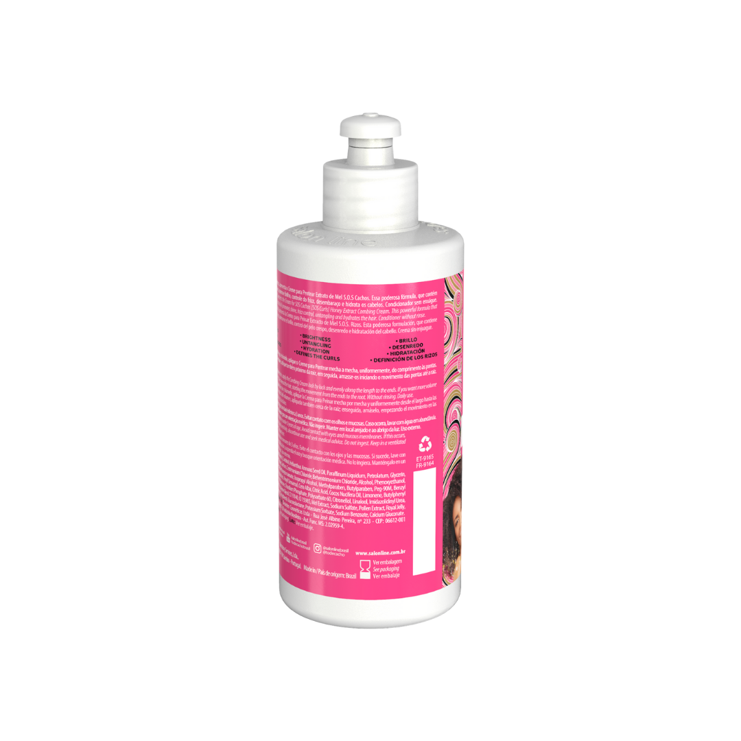 Salon Line S.O.S Cachos Combing Cream Honey Extract 300 g - Curly Power