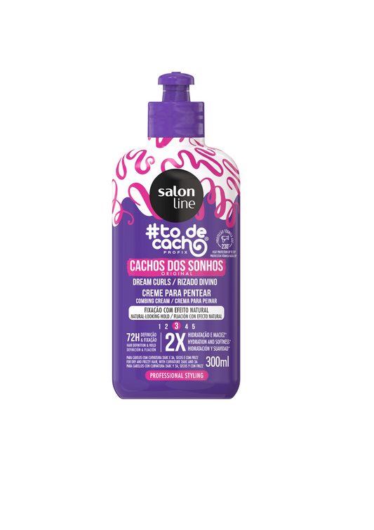Salon Line #todecacho Dos Sonhos Combing Cream Natural-Looking Hold 300 ml