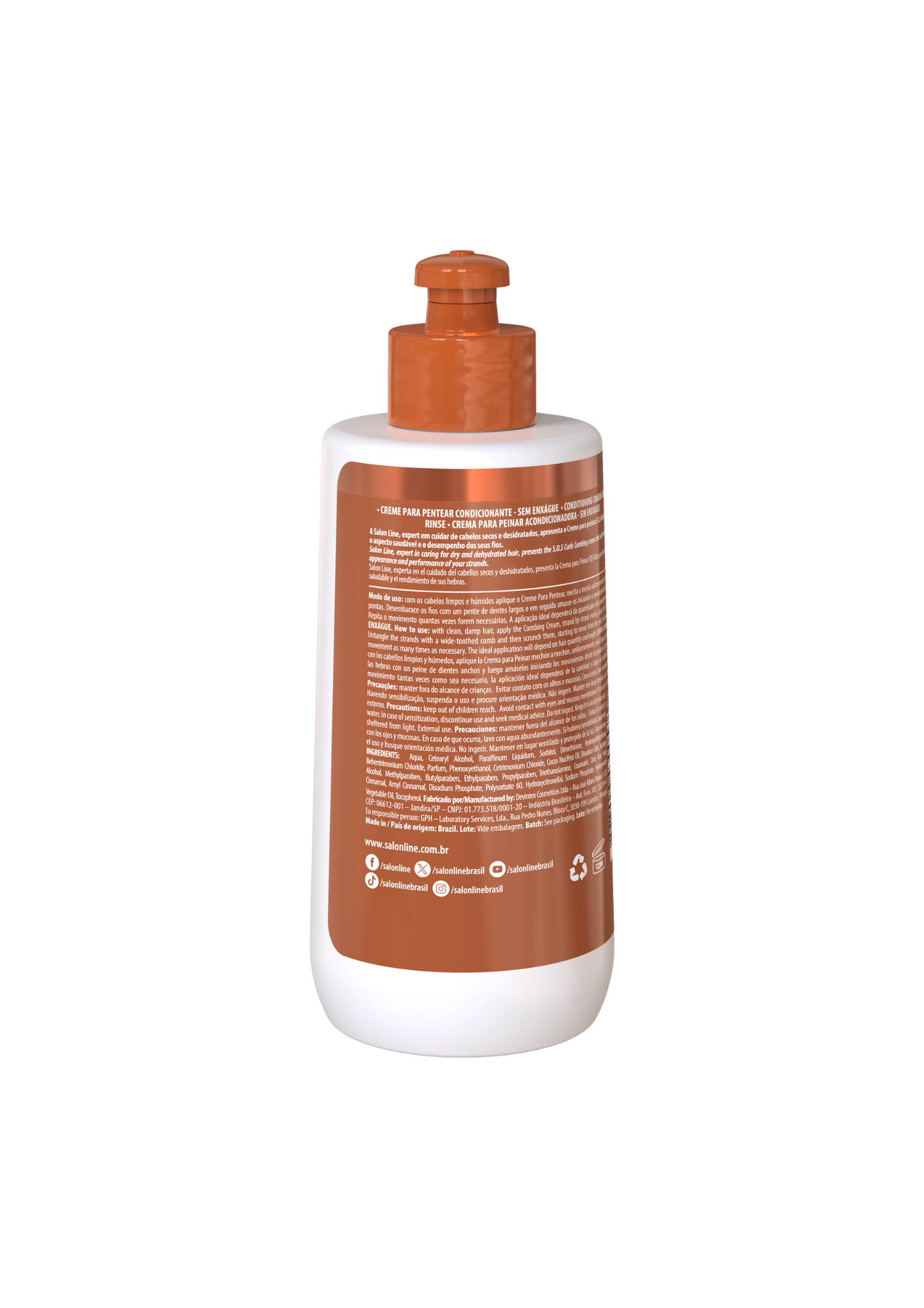 Salon Line SOS Cachos Kokosnuss leave-in-conditioner für lockiges Haar