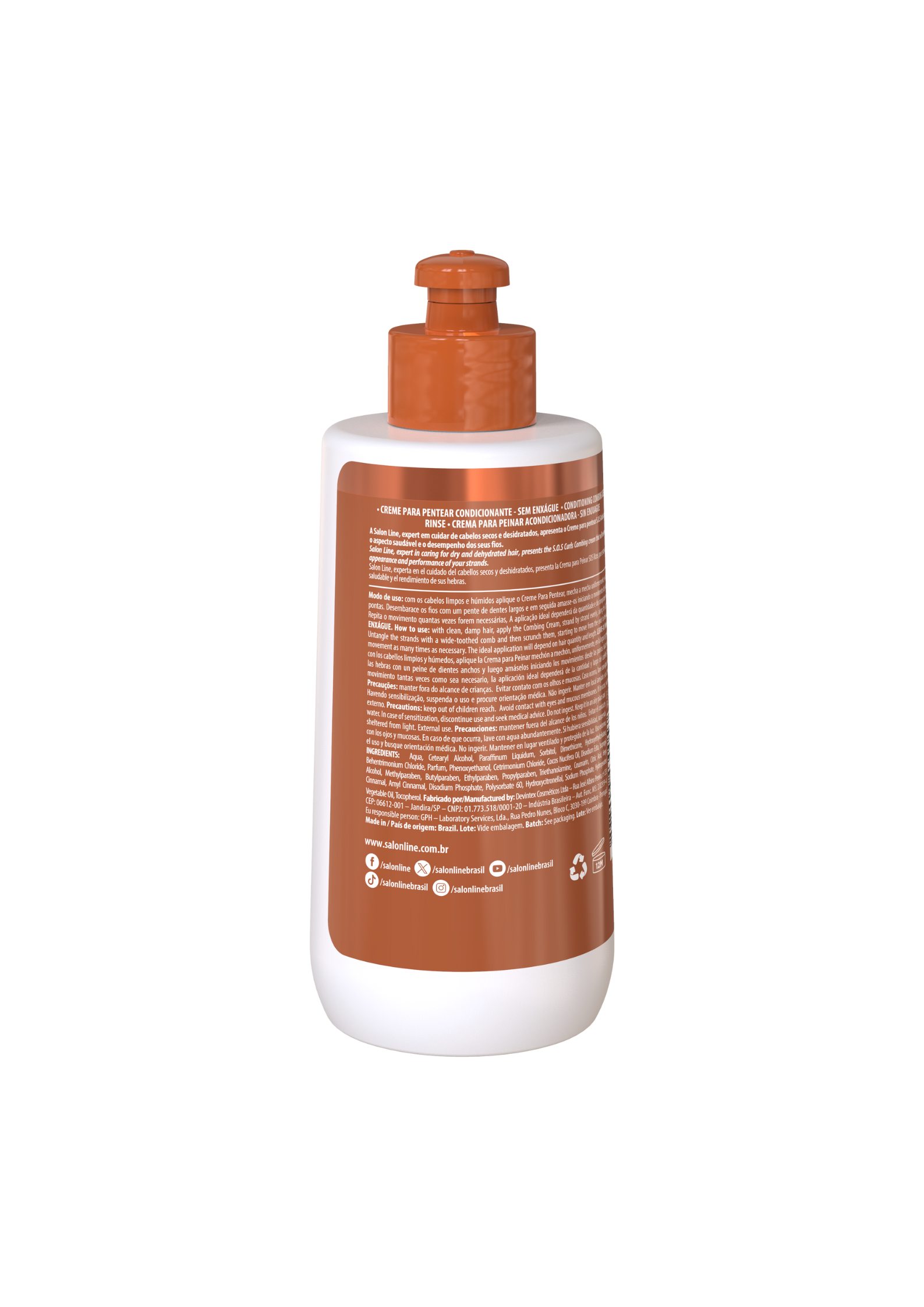 Salon Line SOS Cachos Kokosnuss leave-in-conditioner für lockiges Haar