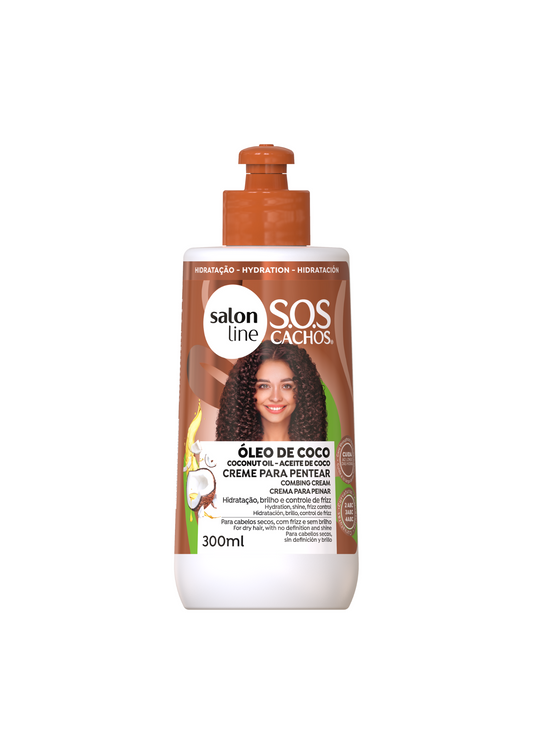 Salon Line SOS Cachos Kokosnuss leave-in-conditioner für lockiges Haar