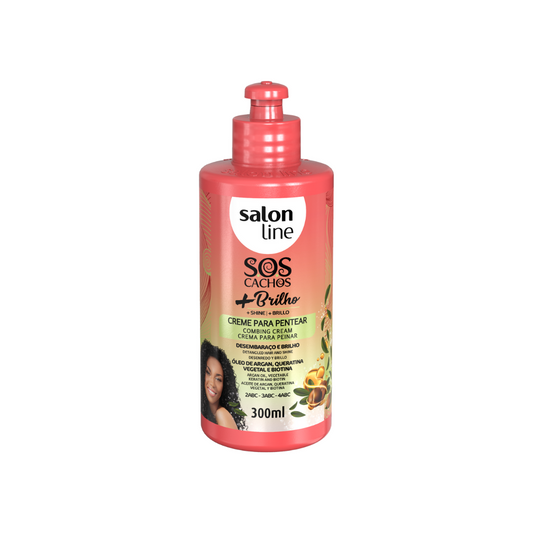 Salon Line SOS Cachos +Shine leave-in-conditioner für lockiges Haar