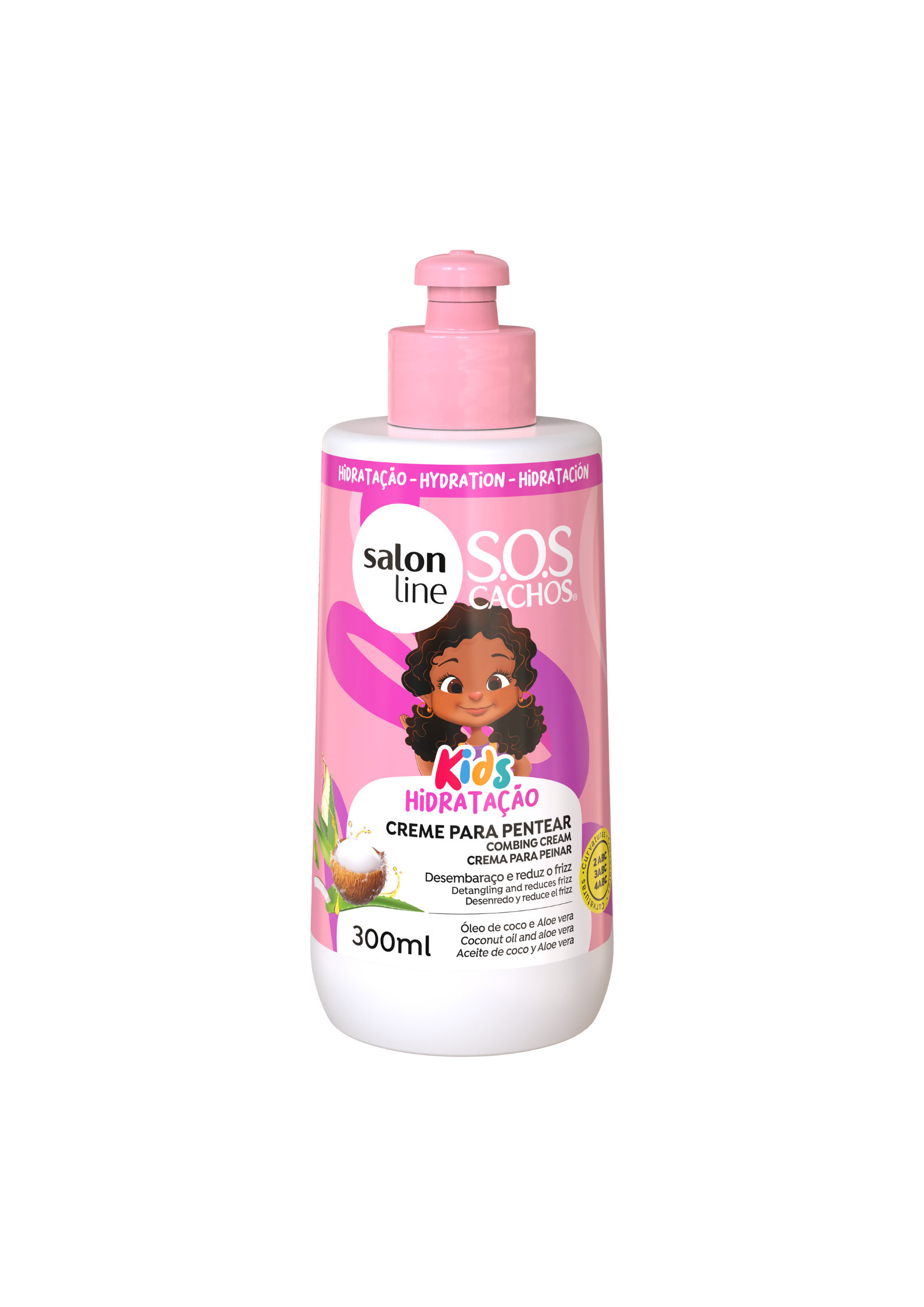 Salon Line SOS Cachos Kinder Kammcreme für lockiges Haar