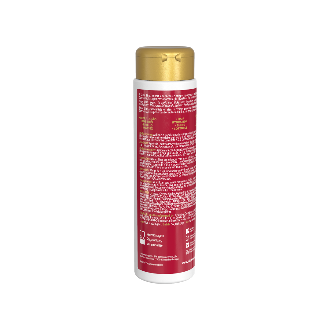 Salon Line S.O.S Cachos Conditioner Keratin and Castor Oil 300 g