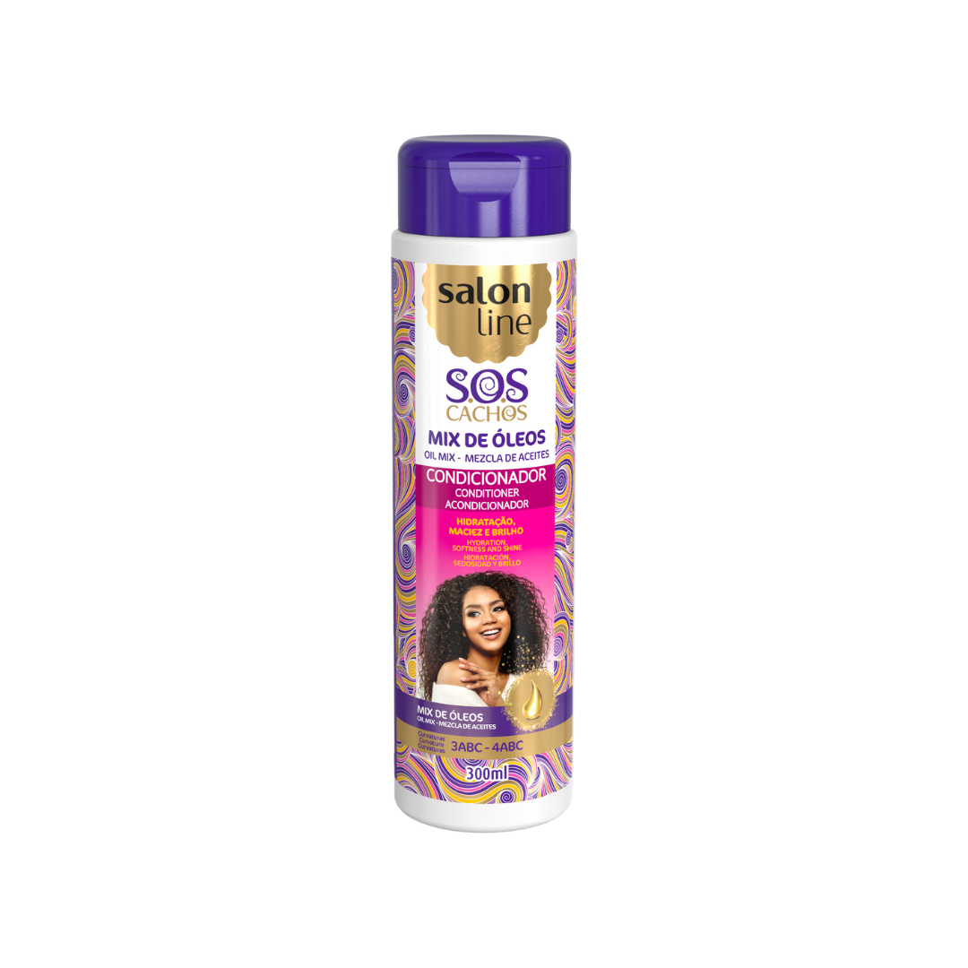 Salon Line SOS Cachos Oil Mix Spulung für lockiges Haar