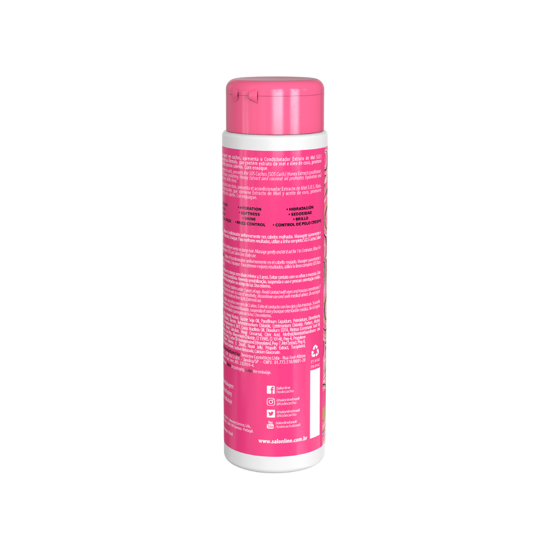 Salon Line S.O.S Cachos Conditioner Honey Extract 300 g - Curly Power