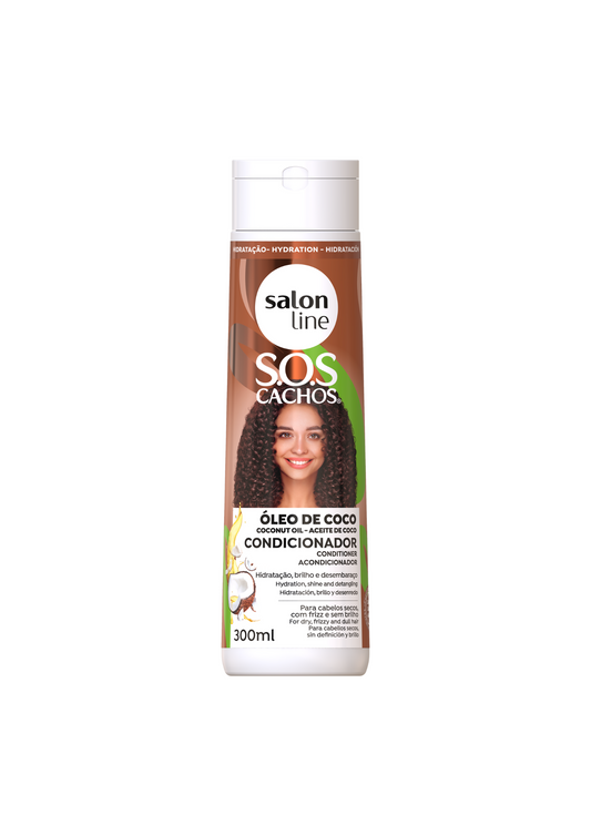 Salon Line SOS Cachos Kokosnuss Spulung für lockiges Haar