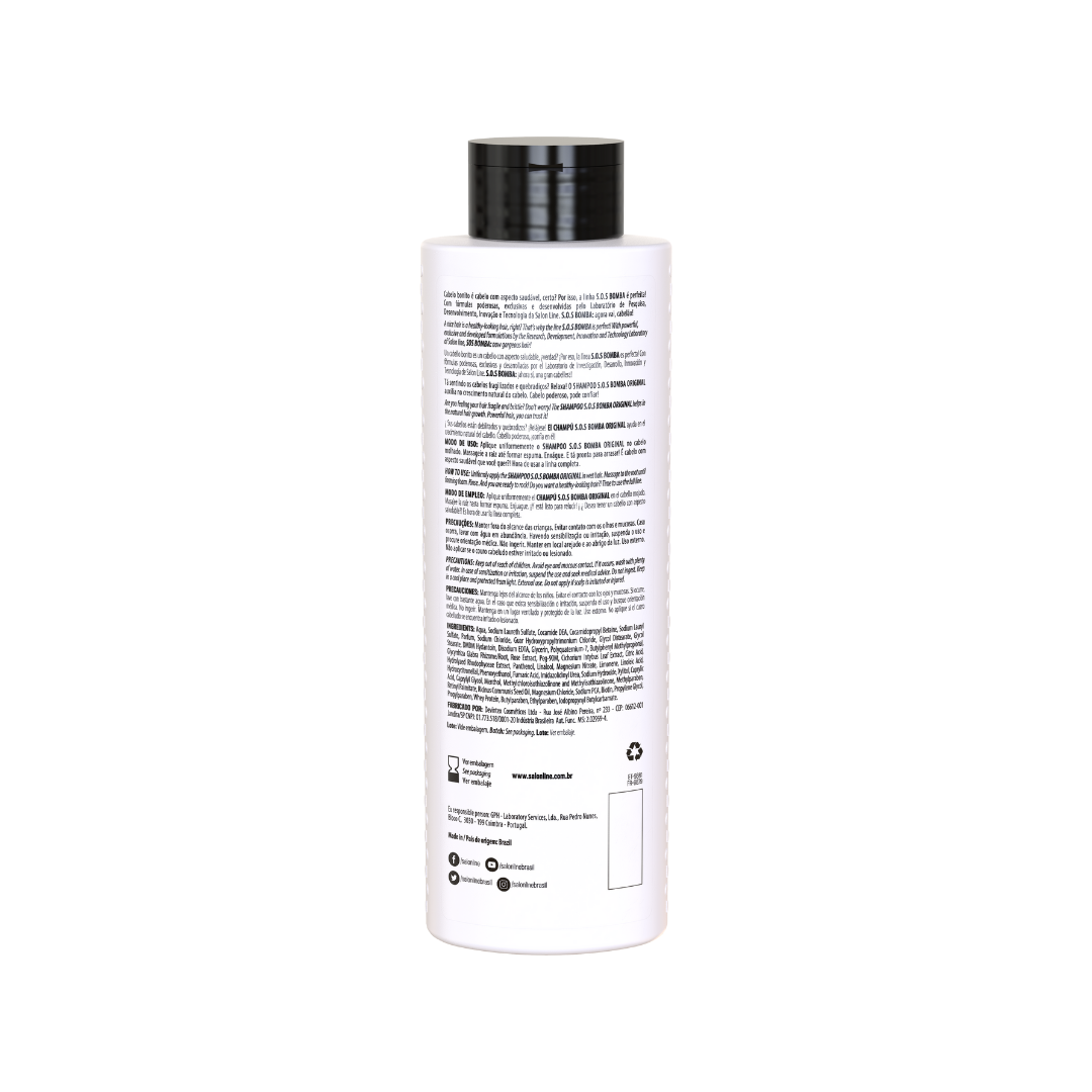 Salon Line S.O.S Bomba Shampoo Original - Curly Power