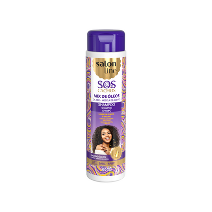 Salon Line SOS Cachos Oil Mix shampoo lockiges Haar