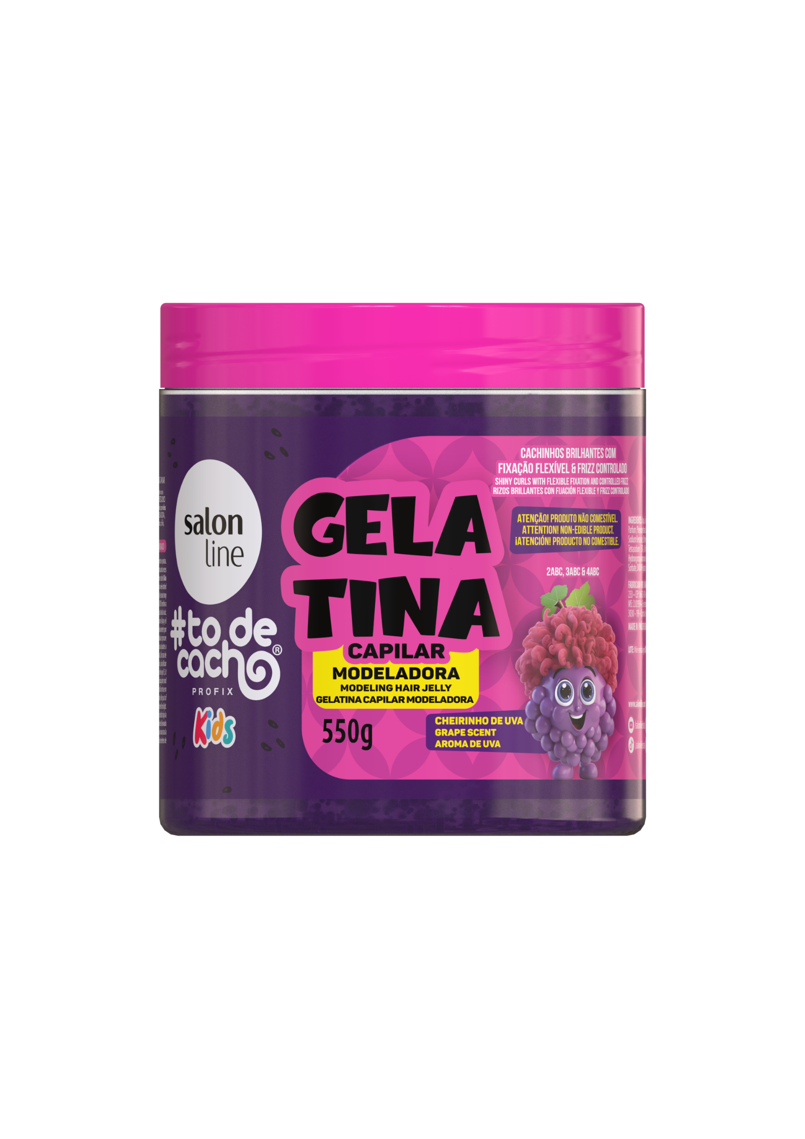 Salon Line #todecacho Gel Grape Kids 550 g
