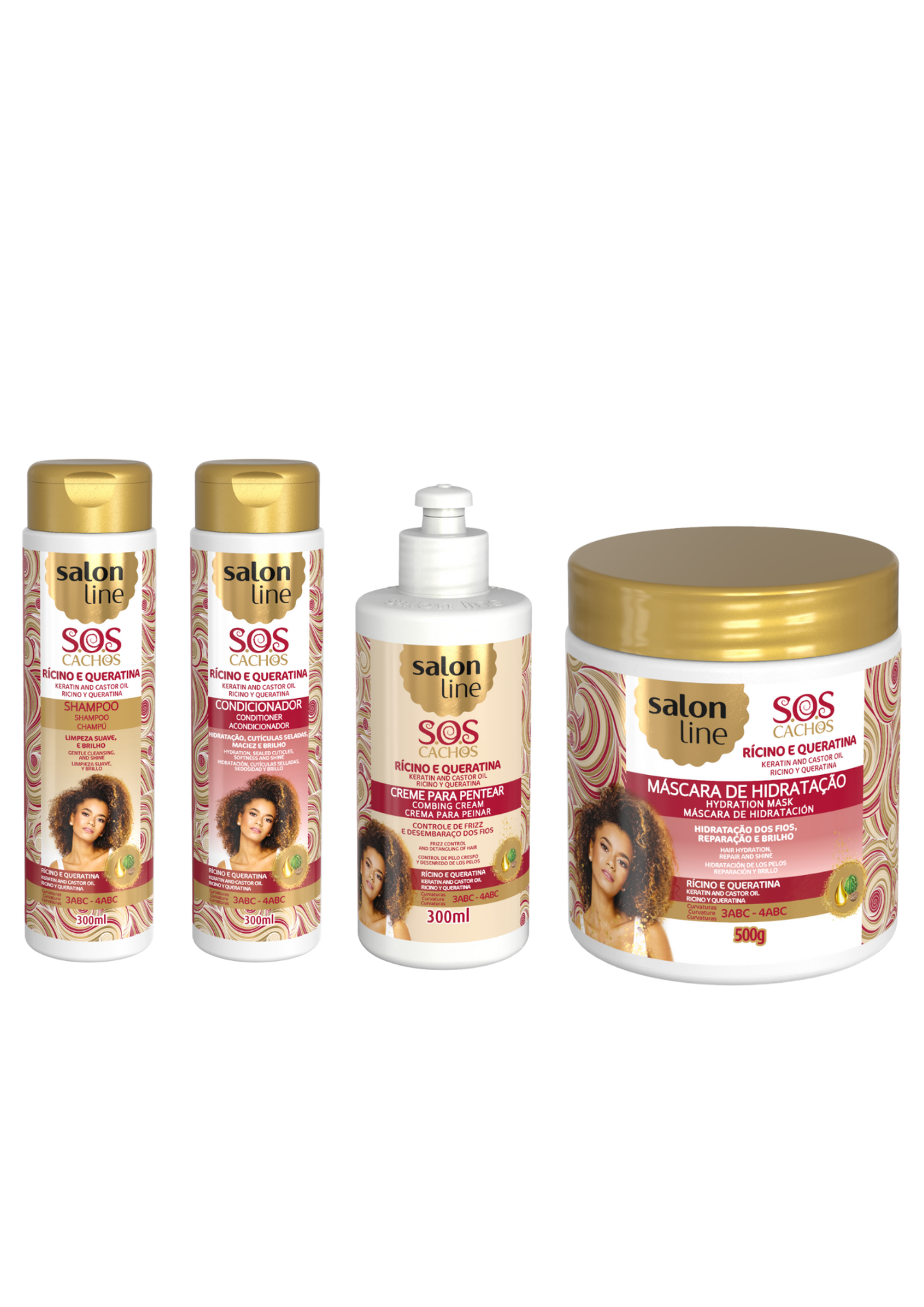 Salon Line S.O.S Cachos Keratin and Castor Oil Lockenbox