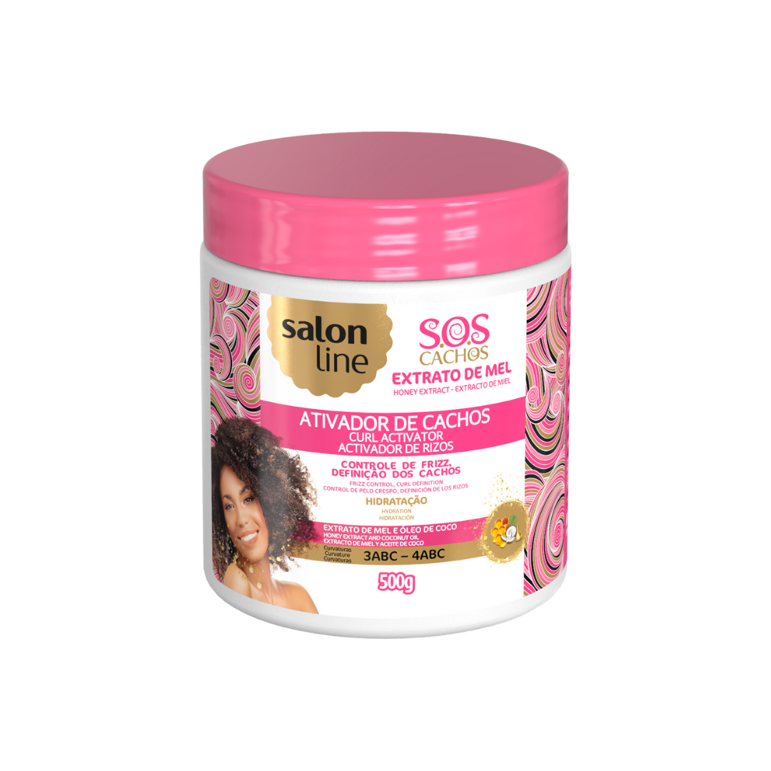 Salon Line S.O.S Cachos Curl Activator Honey Extract 500 g - Curly Power