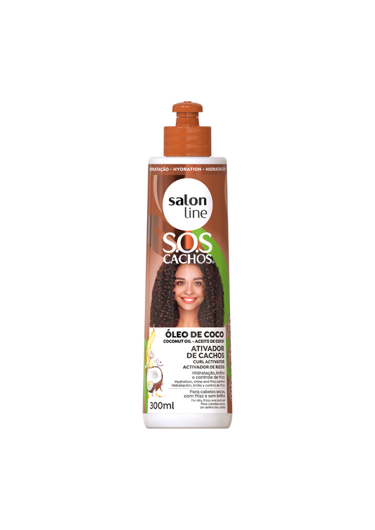 Salon Line SOS Cachos Kokosnuss Lockenaktivator für lockiges Haar